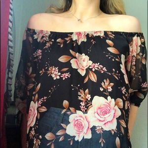 Off the shoulder top